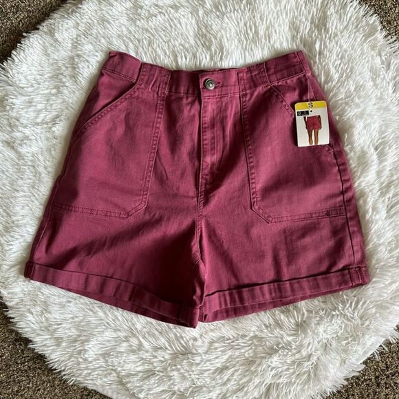 Gloria Vanderbilt Shorts New Utility Pink Womens Size Small - Picture 1 of 7